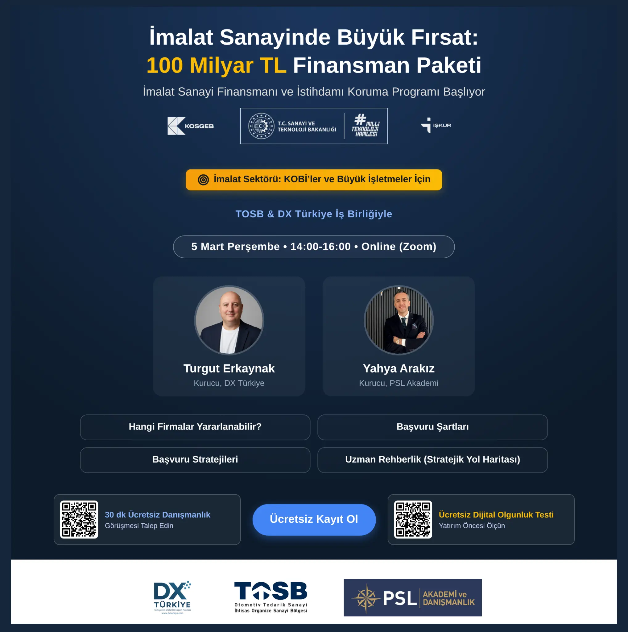 100 Milyar TL Finansman Paketi